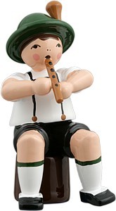 Ellmann Bayernmusikant mit Blockflöte