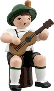 Ellmann Bayernmusikant mit Gitarre