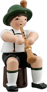 Ellmann Bayernmusikant mit Schalmei