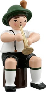 Ellmann Bayernmusikant mit Trompete