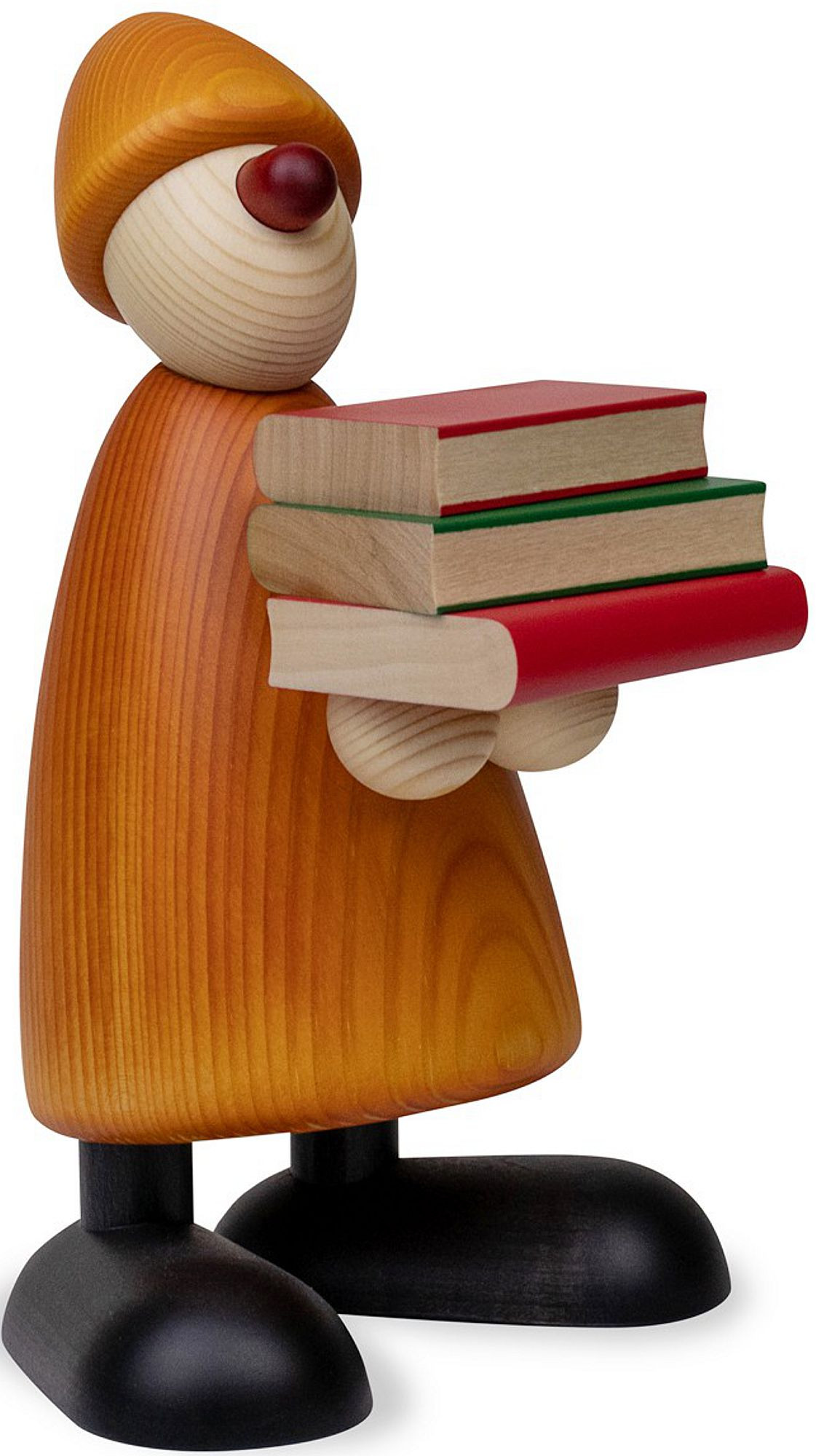 Björn Köhler Gratulant Billy mit Büchern - groß, gelb