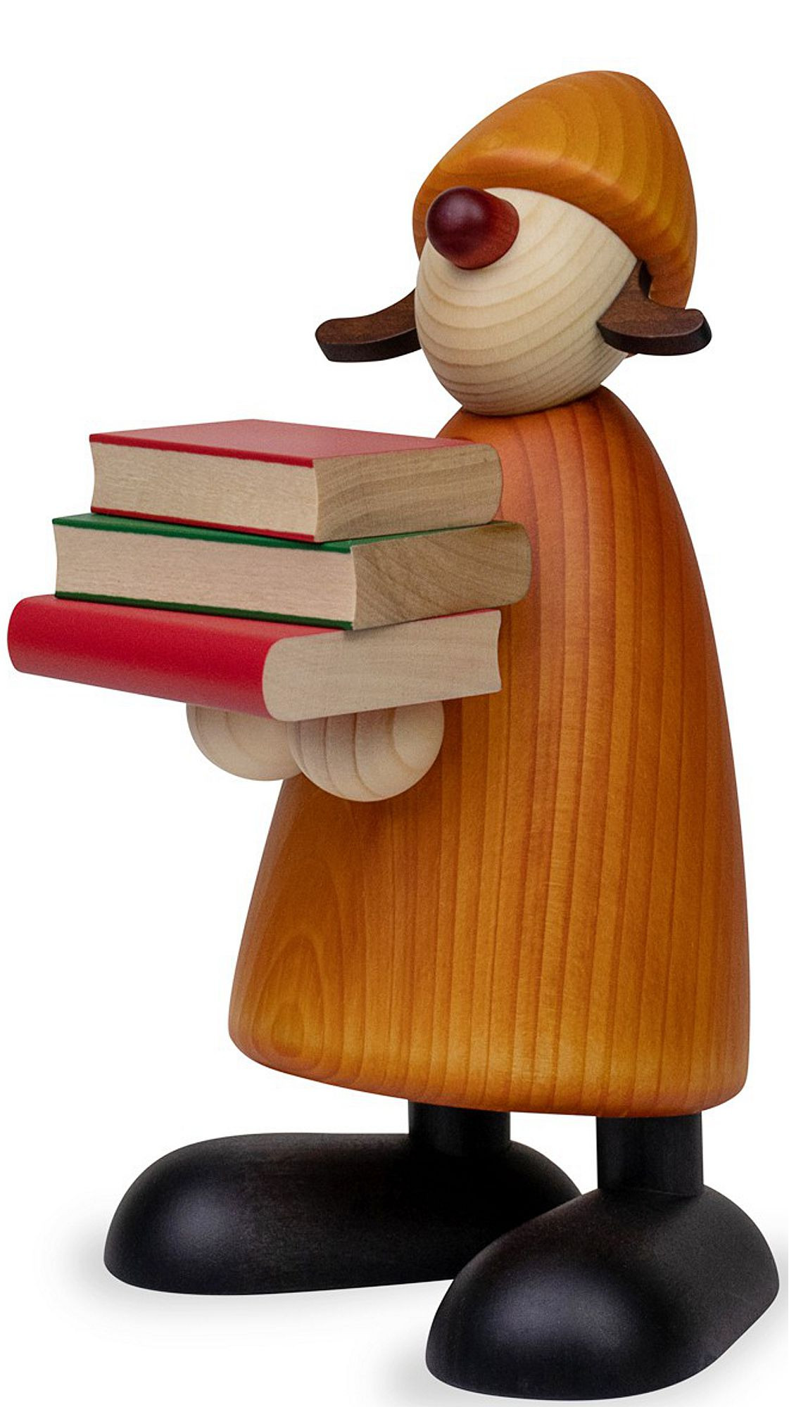 Björn Köhler Gratulantin Lilly mit Büchern - groß, gelb