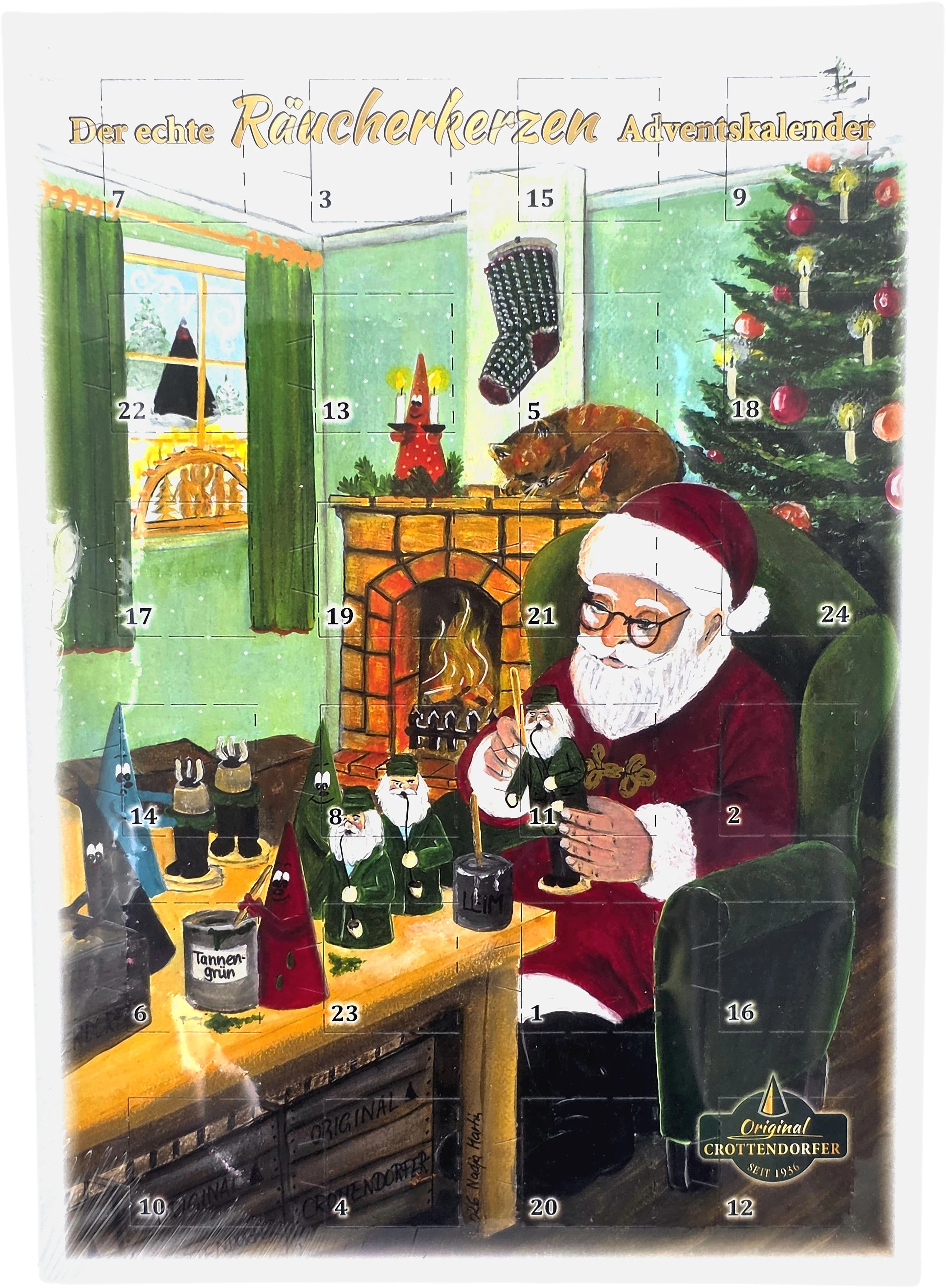 Crottendorfer Adventskalender Motiv 2026 - Hochformat