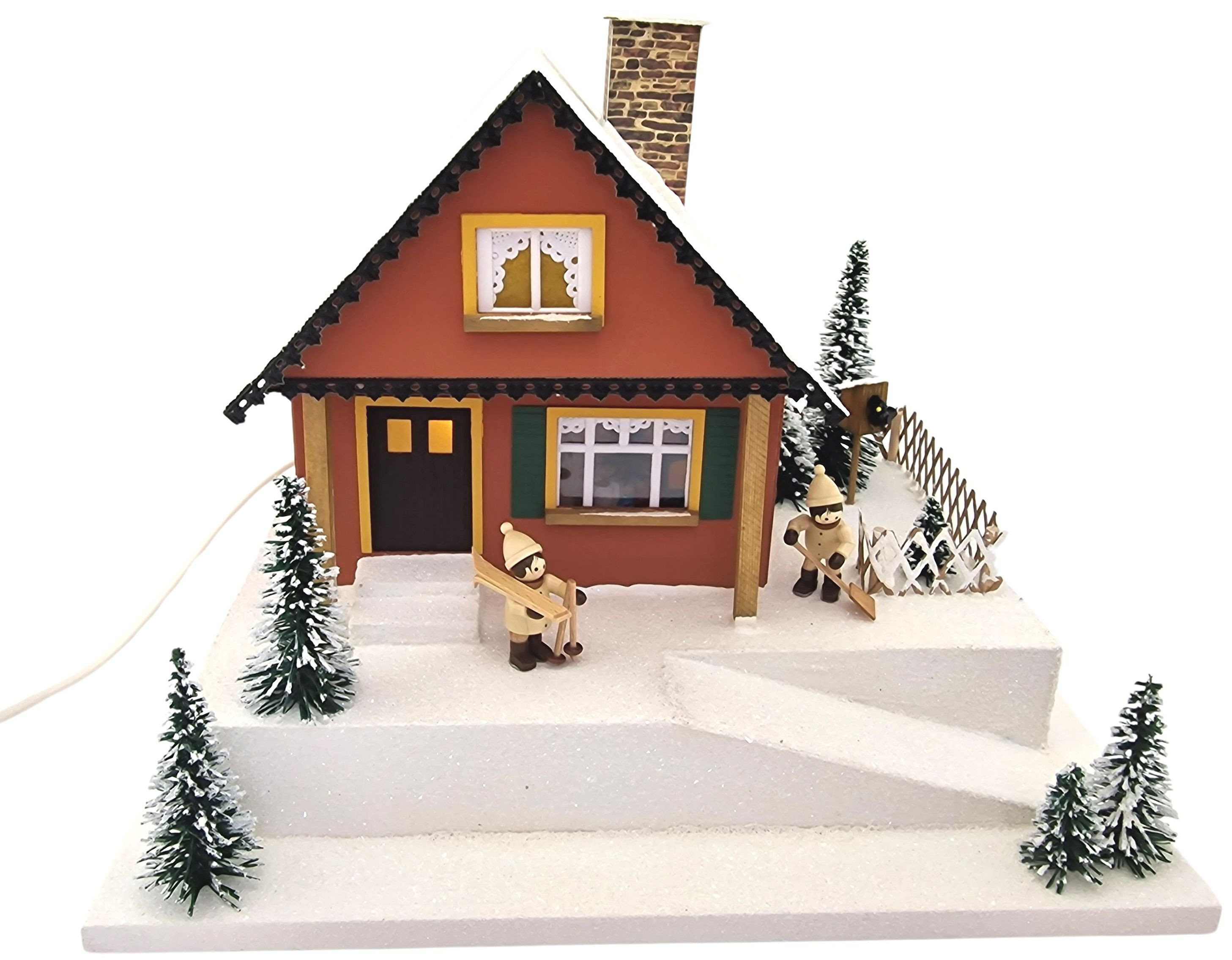Birgit Uhlig Lichterhaus Haus am Berg mit Weihnachtsstube - mittelgroß