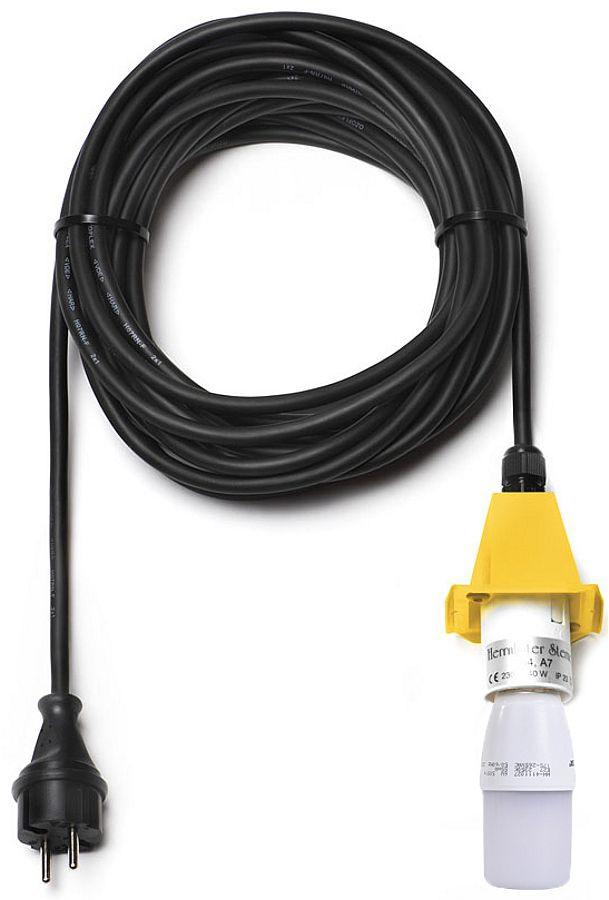 Herrnhuter Kabel für A4/A7 - 10m Deckel gelb LED, warmweiß