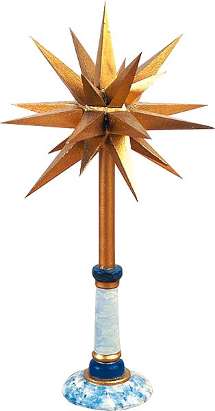 Hubrig Volkskunst Adventsstern gold