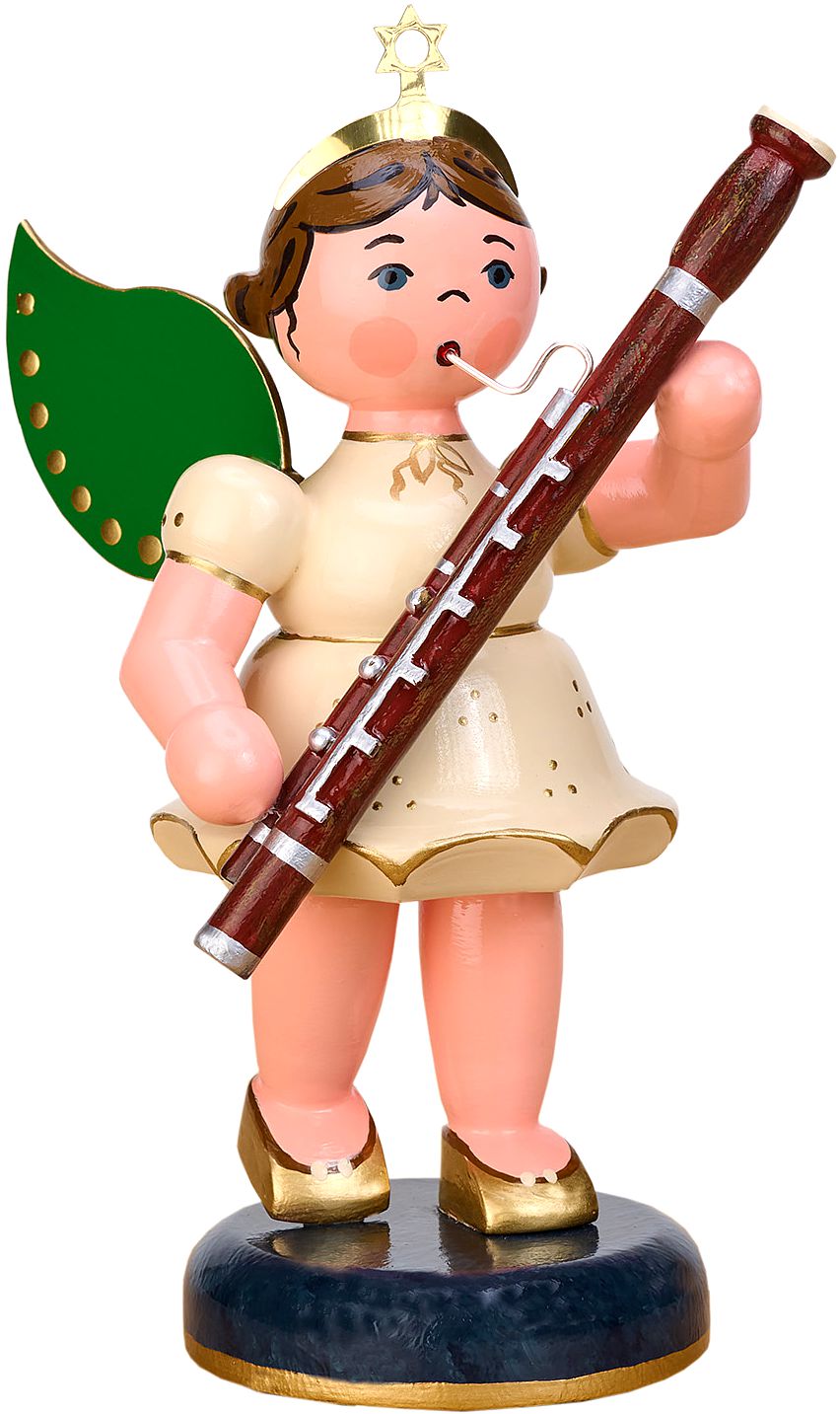 Hubrig Engel mit  Fagott, 16 cm