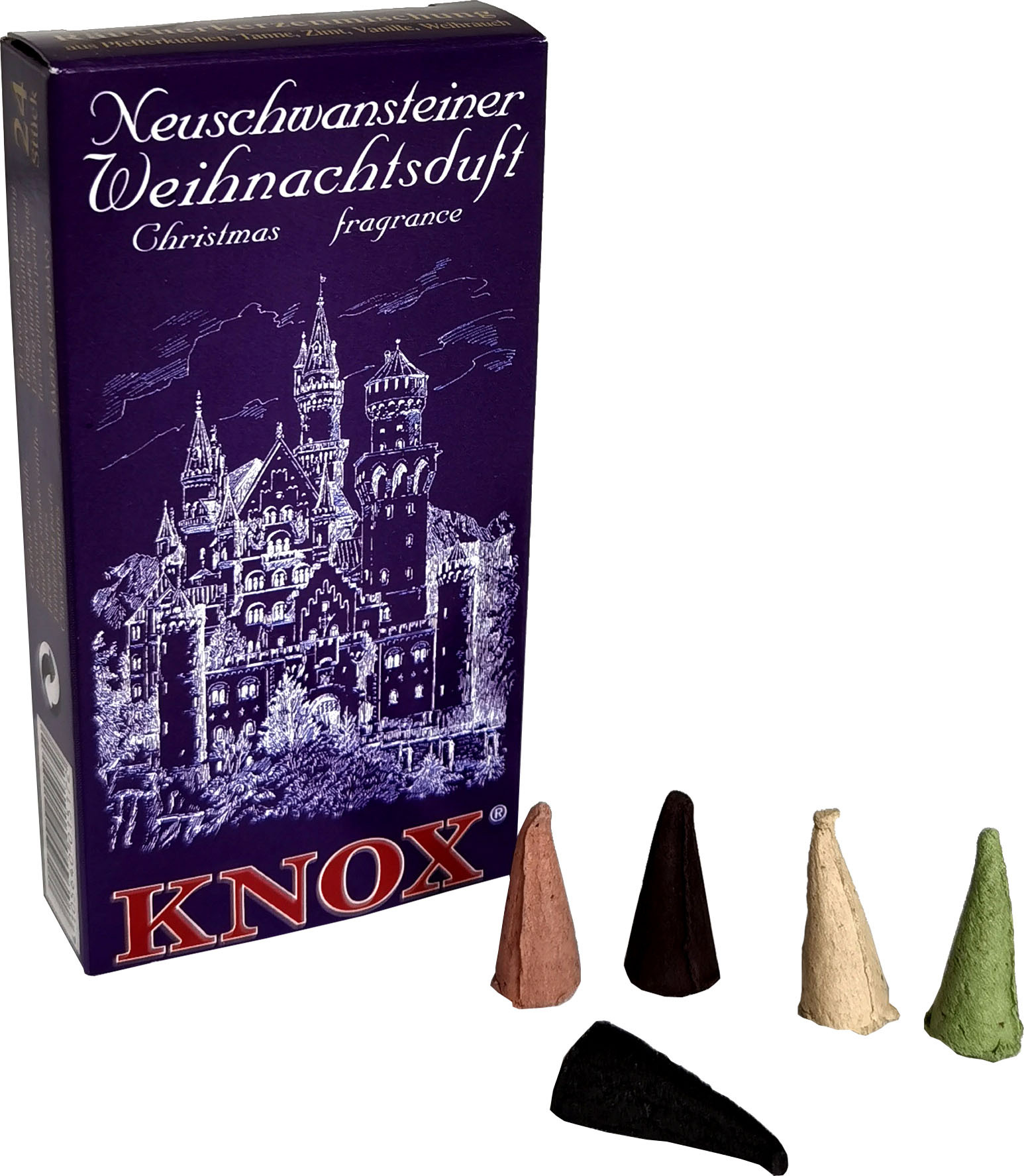 KNOX Räucherkerzen - Städteduft - Neuschwansteiner Weihnachtsduft