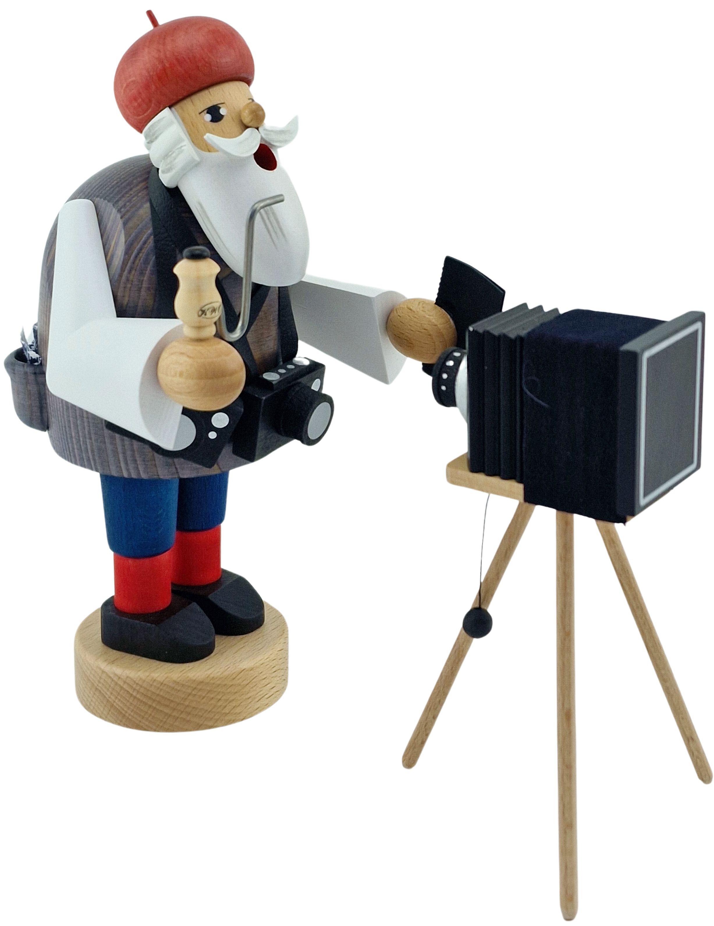 KWO Räuchermännchen Fotograf -Die Bärtigen-