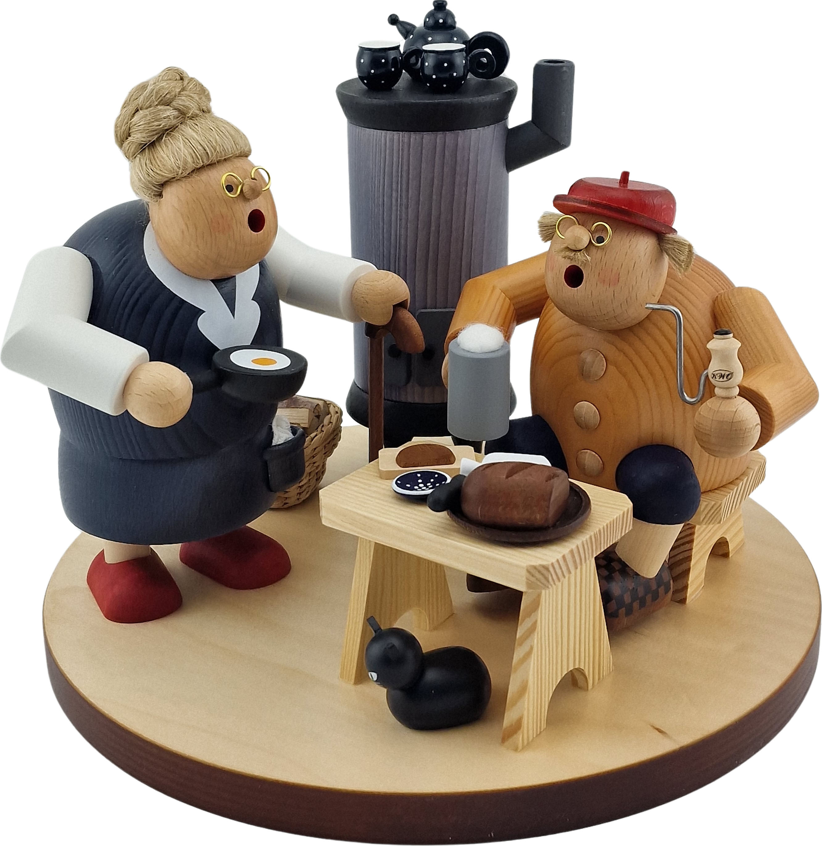 KWO Räuchermännchen Bauernstube -Die Dicken-