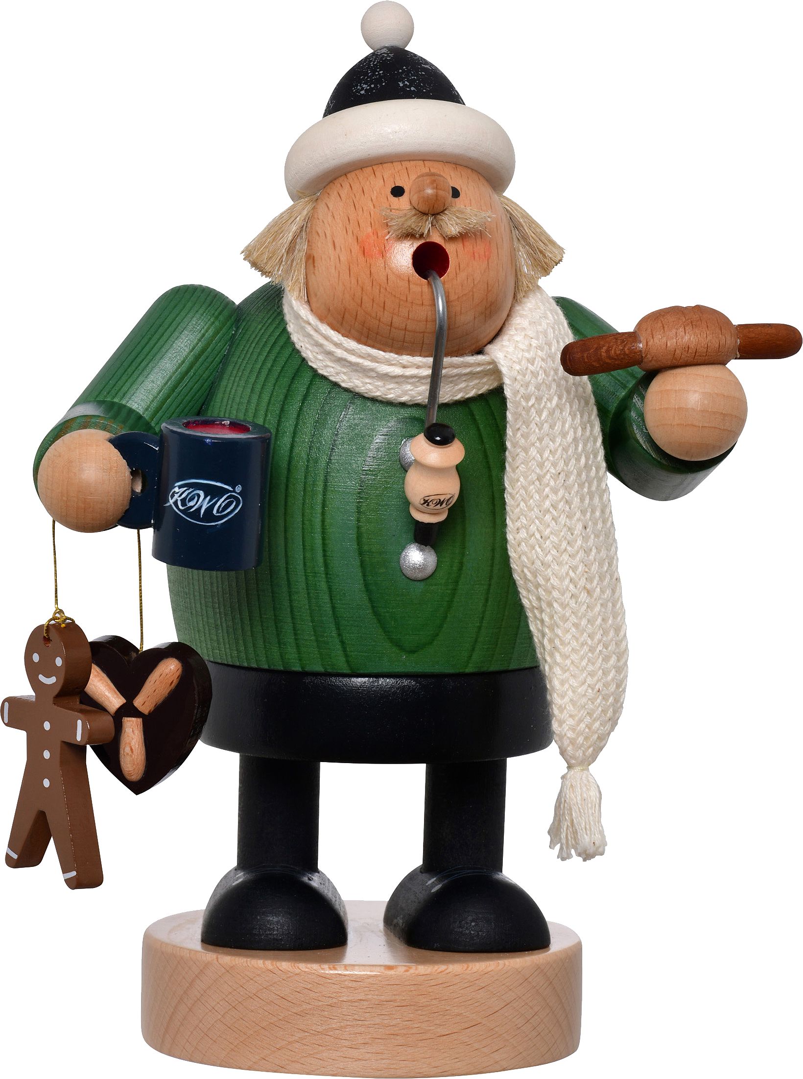 KWO Räuchermann Weihnachtsmarktbesucher - Die Dicken