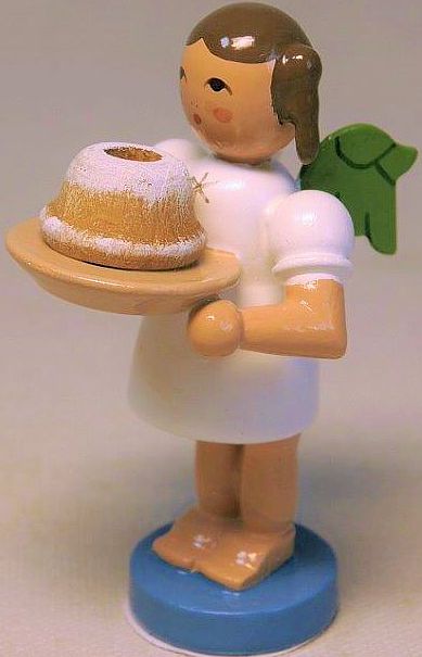 Richard Glässer Bäckerengel mit Napfkuchen, farbig