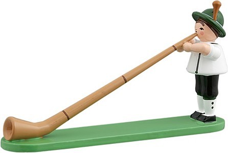 Ellmann Bayernmusikant mit Alphorn
