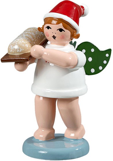 Ellmann Bäckerengel mit Stollen, mit Mütze