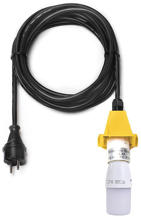 Herrnhuter Kabel A4/A7 (5 m) Deckel Gelb - LED, warmweiß