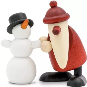 Björn Köhler Miniatur-Set 10 - Weihnachtsmann mit Schneemann