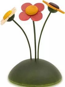 Björn Köhler Wiese, grün - mit 3 Blumen