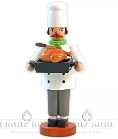 Blank Räuchermann Koch - 24 cm, farbig