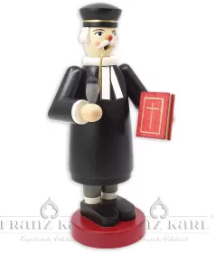 Blank Räuchermann Pfarrer - 20 cm, farbig