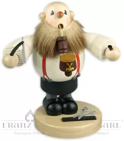 Blank Räuchermann Pfeifenraucher - Barbier, 16,5 cm