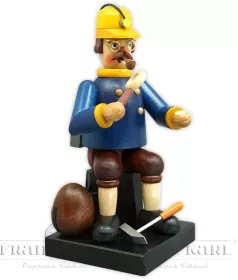 Blank Räuchermann Steenesammler Hart - 19 cm, farbig, ohne Mineralien