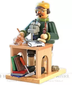 Blank Räuchermann Steenesammler Min - 19 cm, farbig, mit Mineralien