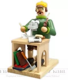 Blank Räuchermann Steenesammler Min - 19 cm, farbig, ohne Mineralien