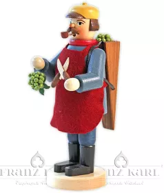 Blank Räuchermann Winzer - 23 cm, farbig