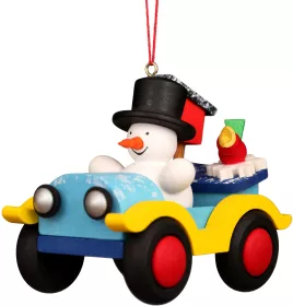 Christian Ulbricht Baumbehang Auto mit Schneemann