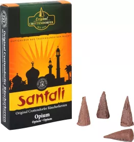 Crottendorfer Räucherkerzen Santali - Opium