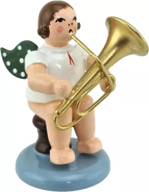Ellmann Engel mit Tuba, sitzend - 6,5 cm