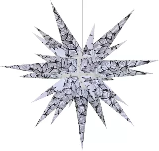 Herrnhuter Stern Edition Natur I6, Grafische Dahlie - 60 cm