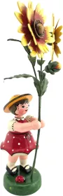 Hubrig Volkskunst Blumenkind - Mädchen - Kokadenblume