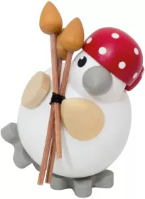 Drechslerei Kuhnert Holzfigur Küken Pepe