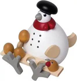 Drechslerei Kuhnert Holzfigur Mamsell Ines