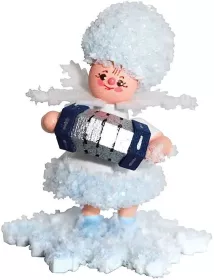 Drechslerei Kuhnert Schneeflöckchen mit Konzertina