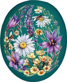 Nestler Osterei Floral Couture - Blumenwiese