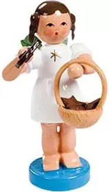 Richard Glässer Bäckerengel mit Lebkuchen, farbig