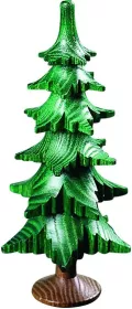 Richard Glässer Baum - 6 Kränze, mit Stamm und Fuß