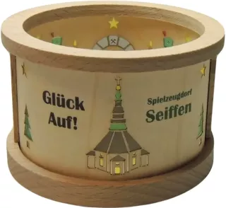 Richard Glässer Teelichtlaterne Glück Auf Seiffen