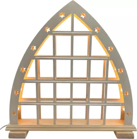 Spielwarenmacher Günther LED Lichtespitze gotisch - Adventskalender, unbestückt