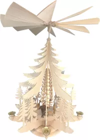 Taulin Große Pyramide, geschnitzte Rehe