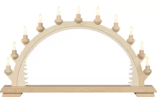 Taulin elektrischer Schwibbogen - Leerbogen - 68 cm 