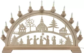 Taulin Schwibbogen Seiffener Kirche 65cm