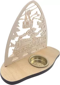 Taulin Teelichthalter Eisenbahn - oval