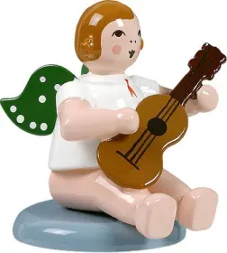 Ellmann Engel mit Gitarre, flach sitzend - 5 cm