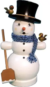 Richard Glässer Räuchermann Schneemann