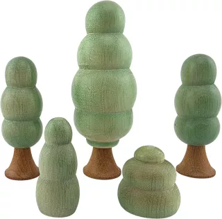 Zeidler Deko-Bäumchen 5teilig