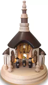 Zeidler Lichterhaus mit offener Seiffner Kirche